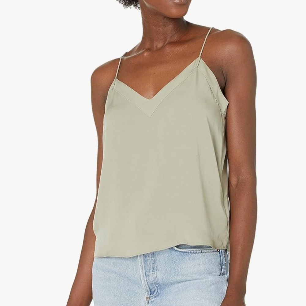 Joie 'ALLENA' Sage Green SILK Camisole Top SZ M